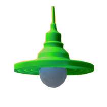 RENDL AMICI závesná silikónová lampa zelená (R10620) #1