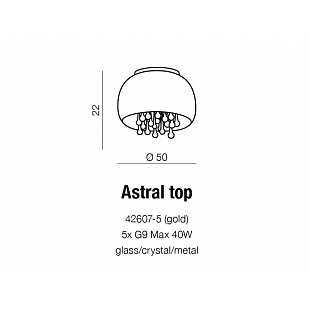 AZZARDO ASTRAL top (AZ1647) #1