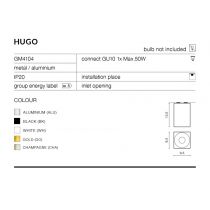 AZZARDO HUGO aluminium  (AZ0828) #1