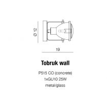 AZZARDO TOBRUK concrete wall (AZ1584) #3