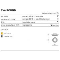 AZZARDO EVA R chrome (AZ1458) #1