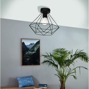 Stropné svietidlo EGLO TARBES ceiling black 43004