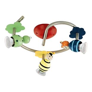 Interiérové svietidlo EGLO LED detské bodové svietidlo 3xGU10/3W/230V