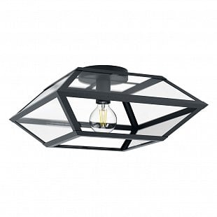 Stropné svietidlo EGLO E27 CASEFABRE Black