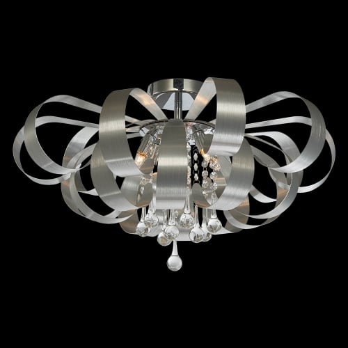 Krištáľové svietidlo LUXERA RIBBON CRYSTAL 6xG9/33W,ALU,CEILING 64410