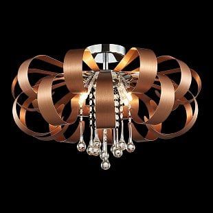 Interiérové svietidlo LUXERA RIBBON CRYSTAL COPPER 64374