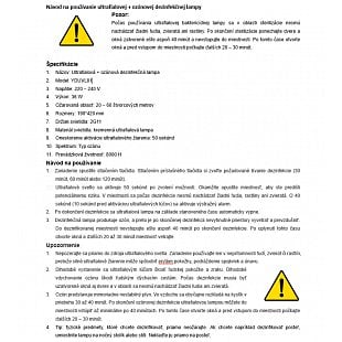 Germicídne svietidlo PREZENT Germicídna lampa 70413