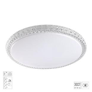 Interiérové svietidlo PREZENT AMBIA LED/40W,3000-6500K, WHITE/CLEAR