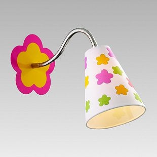 Detské svietidlo PREZENT FLORIST 1xE14/40W, MULTICOLOR