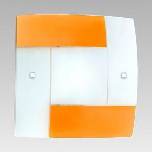 Interiérové svietidlo PREZENT SINUS biela / oranžová