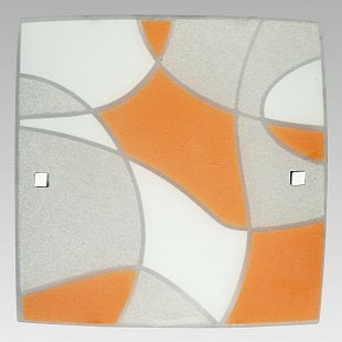 Stropné svietidlo PREZENT ASPIS biela / oranžová 45008