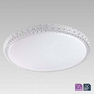 Interiérové svietidlo PREZENT AMBIA LED biela / číra