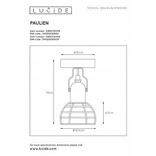 Interiérové svietidlo LUCIDE PAULIEN Blue 08927/01/35