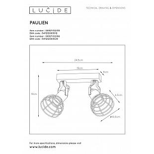 Interiérové svietidlo LUCIDE PAULIEN  Blue 08927/02/35