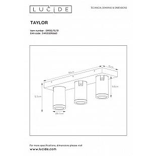 Interiérové svietidlo LUCIDE TAYLOR White 09930/15/31