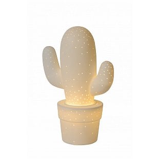 Interiérové svietidlo LUCIDE CACTUS detská lampa biela 13513/01/31