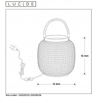 Interiérové svietidlo LUCIDE SAFIYA Table lamp 13525/01/31