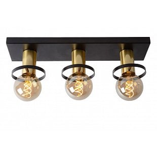 Interiérové svietidlo LUCIDE ANAKA black/brass 45179/03/30