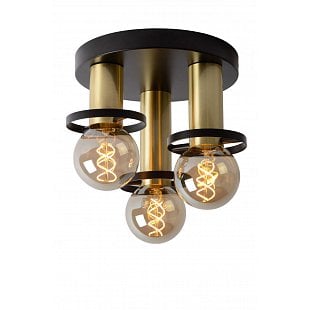 Interiérové svietidlo LUCIDE ANAKA black/brass 45179/13/30