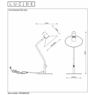 Interiérové svietidlo LUCIDE PEPIJN Table lamp 05528/01/30