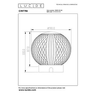 Interiérové svietidlo LUCIDE CINTRA Ø 9 cm  13599/09/60