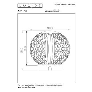 Interiérové svietidlo LUCIDE CINTRA Ø 11 cm  13599/11/60