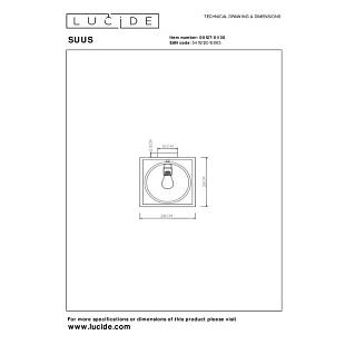 Interiérové svietidlo LUCIDE SUUS stropné 00127/01/30