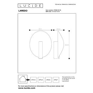 Vonkajšie svietidlo LUCIDE LAREDO IP54 27818/09/30