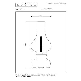 Interiérové svietidlo LUCIDE JASON White 74516/02/31