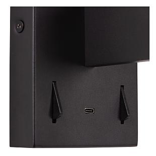 Interiérové svietidlo LUCIDE FINAN nástenné svietidlo+USB port 68210/09/30