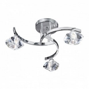 Stropné svietidlo SearchLight Sculptured Ice 8083-3CC