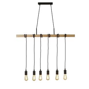 Závesné svietidlo SearchLight WOODY 6LT PENDANT