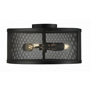 Interiérové svietidlo SearchLight FISHNET 3LT DRUM 2843-3BK