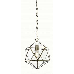 Závesné svietidlo SearchLight LANTERN bronze