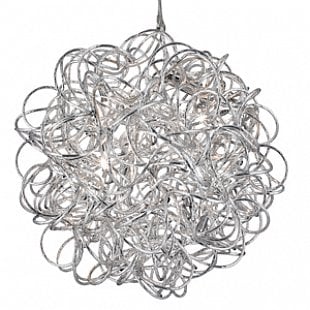 Závesné svietidlo SearchLight SCRIBBLE chróm 9432