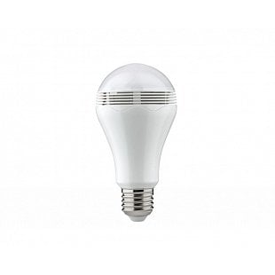 Žiarovky a LED PAULMANN Chytrá LED žárovka s reproduktorem 5W E27 opál - ovládání přes Bluetooth 28361