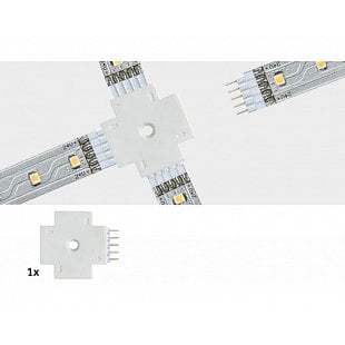 Príslušenstvo PAULMANN MaxLED X-spojka bílá