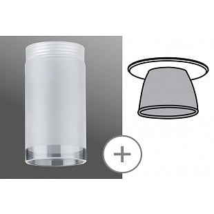 Príslušenstvo PAULMANN DecoSystems sklo Tube satin, čiré, sklo 92573