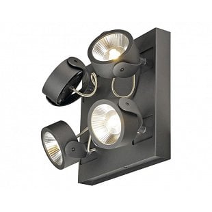 Interiérové svietidlo SLV KALU 4x LED  černé 60°
