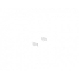 Príslušenstvo SLV Koncové kryty na GRAZIA 10 profil k montáži na stěnu plochý 2 kusy ploché provedení bílé