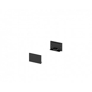 Príslušenstvo SLV Koncové kryty na GRAZIA 20 profil k montáži na stěnu plochý 2 kusy ploché provedení černé