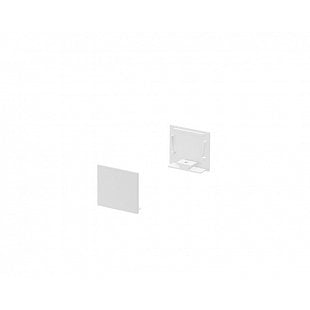 Príslušenstvo SLV Koncové kryty na GRAZIA 20 profil k montáži na stěnu standard 2 kusy ploché provedení bílé 1000566