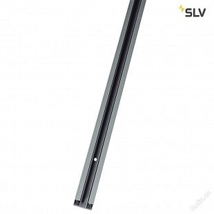 Interierový lištový systém SLV 1fázová vysokonapěťová PŘÍPOJNICE, montáž na omítku, stříbrná, 3m