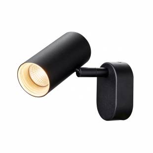 Nástenné svietidlo SLV NOBLO I Indoor, stropné LED svietidlo, 2700K, černé