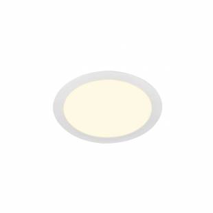 Stropné svietidlo SLV SENSER 24 Indoor, stropné vstavané LED svietidlo kruhové, bílé, 3000K
