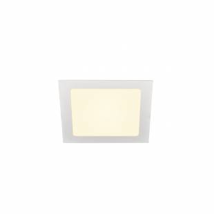 Stropné svietidlo SLV SENSER 18 Indoor, stropné LED svietidlo, hranaté, bílé, 3000K