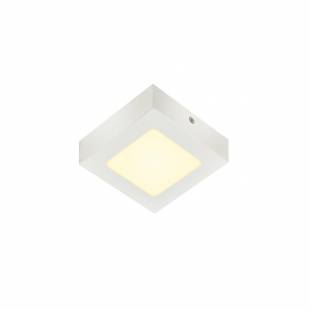 Stropné svietidlo SLV SENSER 12 Indoor, stropné LED svietidlo hranaté, bílé, 3000K