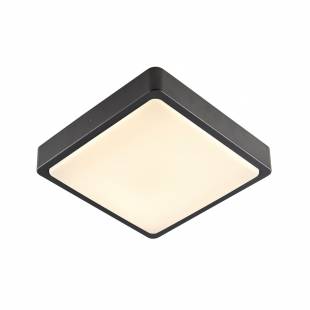 Stropné svietidlo SLV AINOS SQUARE SENSOR Outdoor, nástěnné a stropné LED svietidlo, antracitové, spínač CCT 3000/4000K 1003452