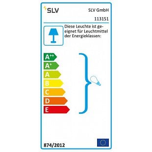 Bodové svietidlo SLV HORN -A, biele  matné 113151