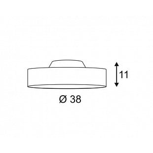 Stropné svietidlo SLV MEDO 40 LED biele  135071